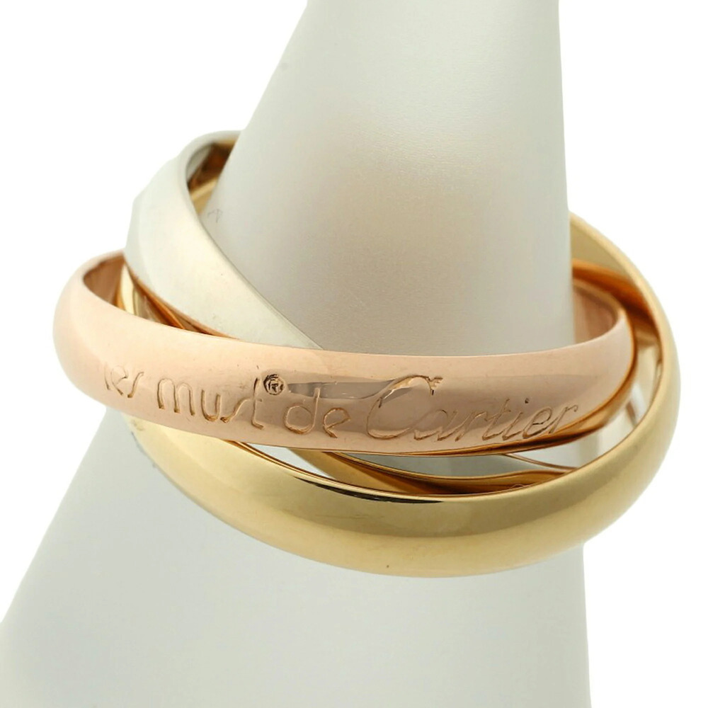 CARTIER Authentic 18k Gold Trinity Ring #48